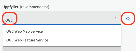 Söka fram en specifikation